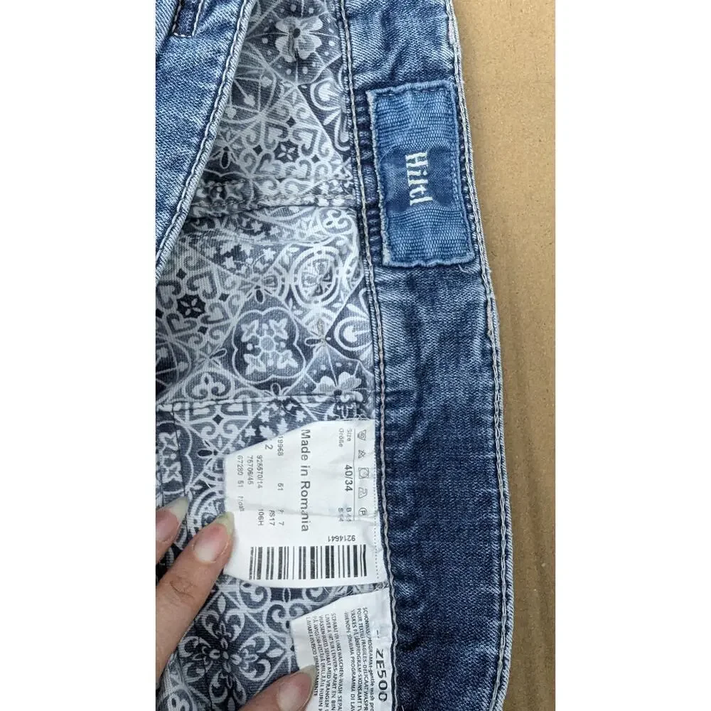 HILTL The Ultimate Trousers Straight Light‎ Wash Relax Size 40 Jeans